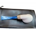 Block Meerschaum 925k Silvery Acrilic Pipe Block Meerschaum 925k Silvery Acrilic Pipe