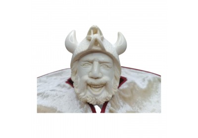 Block Meerschaum bearded viking pipe