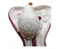 Block Meerschaum flower pipe