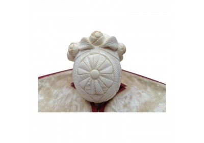 Block Meerschaum flower pipe