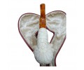Block Meerschaum flower pipe Block Meerschaum flower pipe