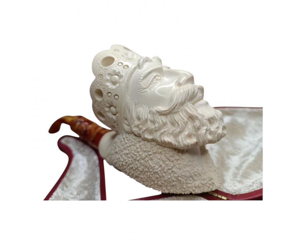 Block Meerschaum king pipe