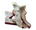 Block Meerschaum Women Motifed Pipe