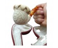 Block Meerschaum Flower Soul Pipe