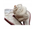 Block Meerschaum Flame Spreadıng Dragon pipe