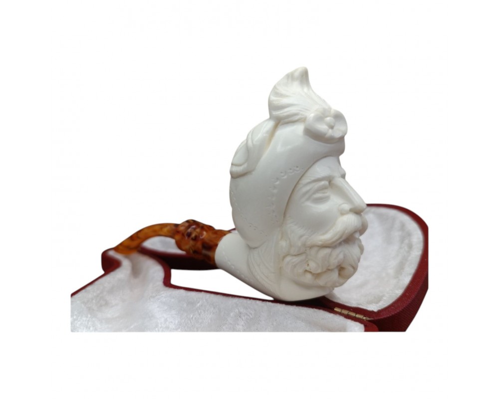 Block Meerschaum sultan pipe