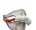 Block Meerschaum fish pipe