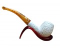 Block Meerschaum Celtic Weave Pipe Block Meerschaum Celtic Weave Pipe