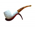 Block Meerschaum Celtic Weave Pipe Block Meerschaum Celtic Weave Pipe