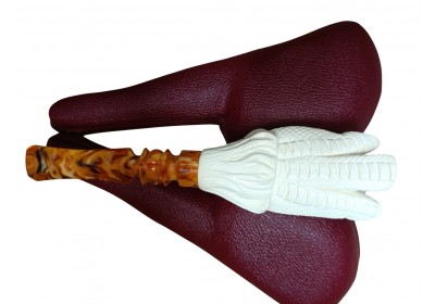 Block Meerschaum Guardian Serpent Pipe