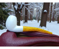 Block Meerschaum Floral Harmony Pipe