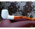 Block Meerschaum Sunset Curve Pipe