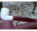 Block Meerschaum Crimson Lotus pipe