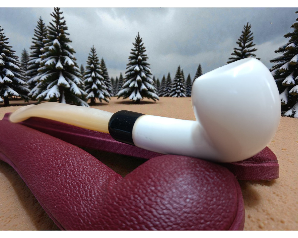 Block Meerschaum Amber Breeze Pipe