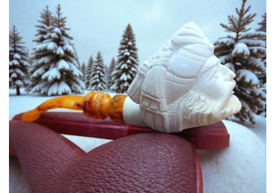 Block Meerschaum Wise Chief Pipe