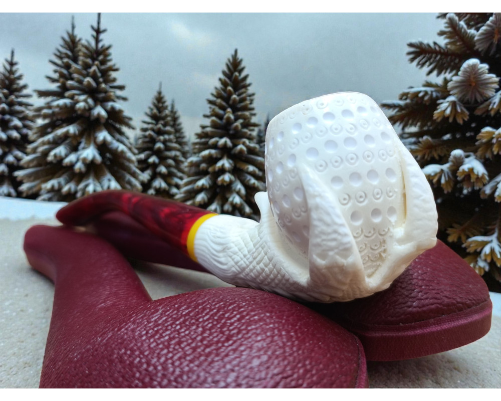 Block Meerschaum Predator Grip Pipe Block Meerschaum Predator Grip Pipe