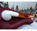 Block Meerschaum Honey Sphere Pipe