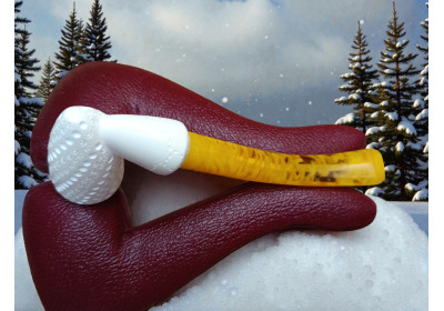 Block Meerschaum Honeycone Pipe