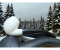 Block Meerschaum Floral Crest Pipe