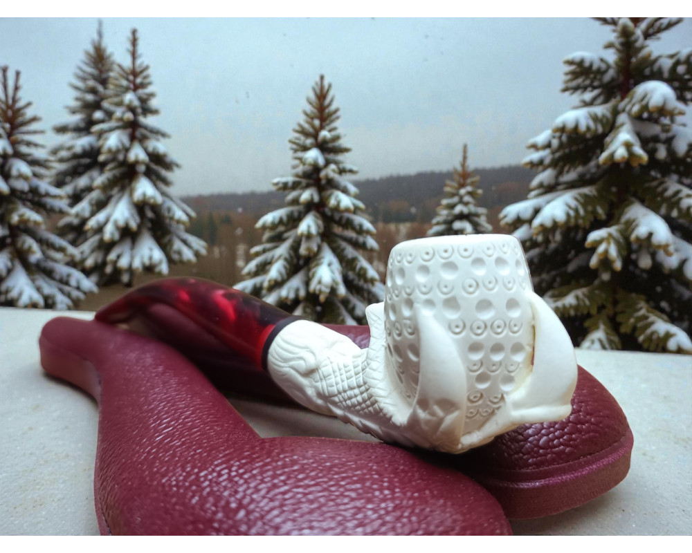 Block Meerschaum Crimson Claw Pipe