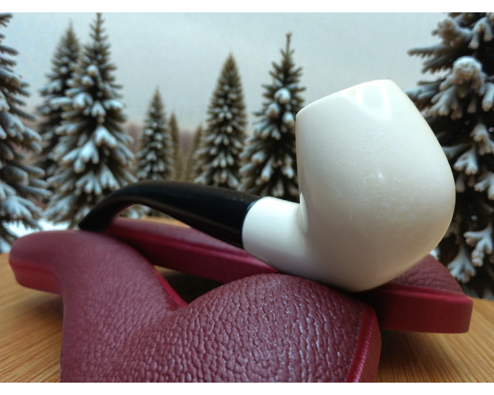 Block Meerschaum Ebony Bend Pipe