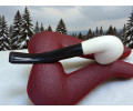 Block Meerschaum Ebony Bend Pipe