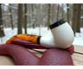 Block Meerschaum Burnt Rim Classic Pipe