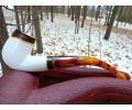 Block Meerschaum Burnt Rim Classic Pipe