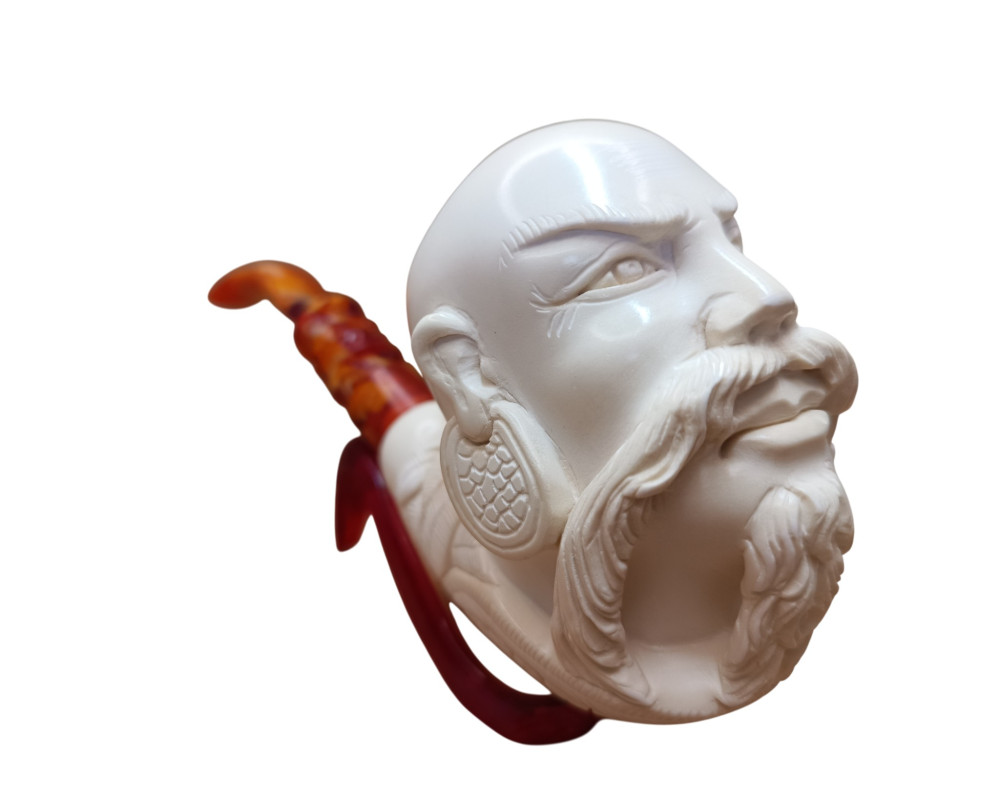 Block Meerschaum The Wise Emperor Blossom Pipe Block Meerschaum The Wise Emperor Blossom Pipe