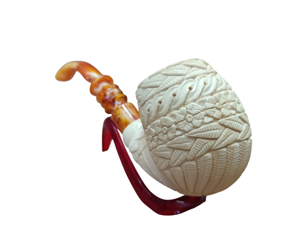 Block Meerschaum Forest Crown Pipe