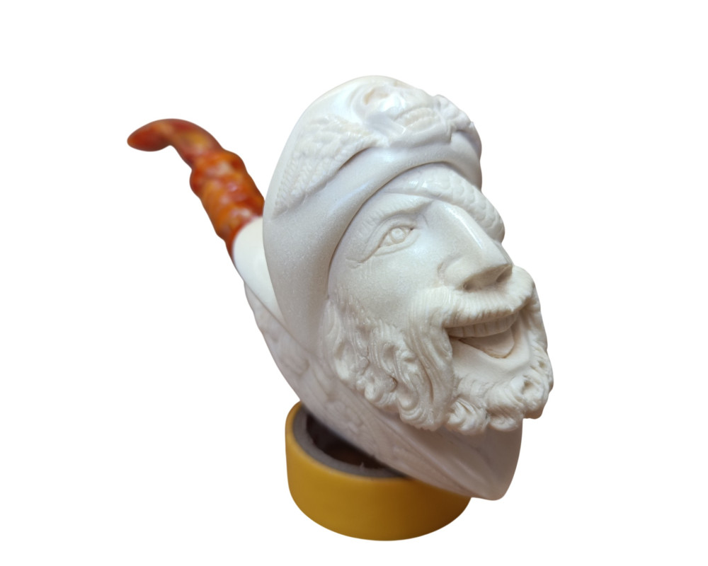 Block Meerschaum The Laughing Falcon King Pipe Block Meerschaum The Laughing Falcon King Pipe