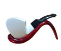 Block Meerschaum Moon Shell Pipe