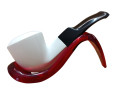 Block Meerschaum Smooth Ember Pipe Block Meerschaum Smooth Ember Pipe