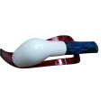 Block Meerschaum Blue Frost Pipe