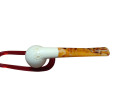 Block Meerschaum Saffron White Pipe