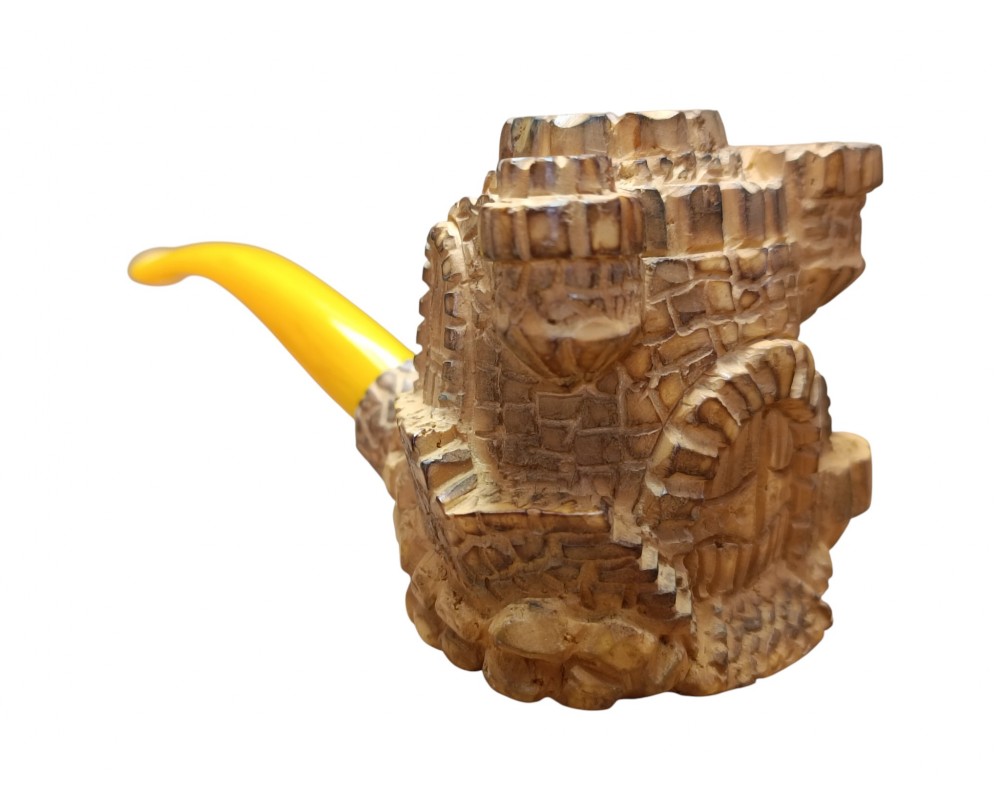 Block Meerschaum Dungeon Bowl Pipe