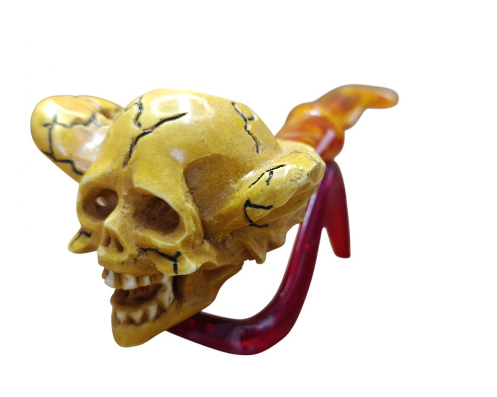 Block Meerschaum Winged Reaper Pipe