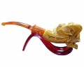 Block Meerschaum Winged Reaper Pipe