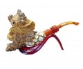 Block Meerschaum Skull Berserker Pipe