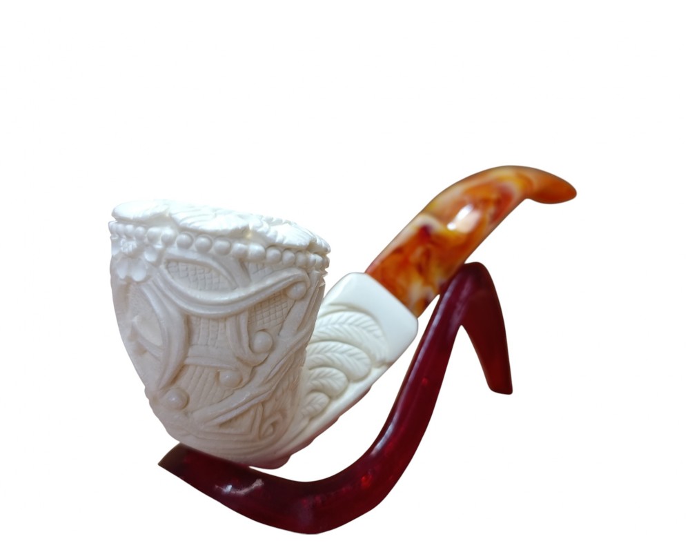 Block Meerschaum Imperial Carving King Pipe Block Meerschaum Imperial Carving King Pipe