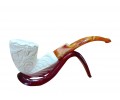 Block Meerschaum Imperial Carving King Pipe Block Meerschaum Imperial Carving King Pipe