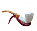 Block Meerschaum Imperial Carving King Pipe Block Meerschaum Imperial Carving King Pipe