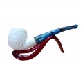 Block Meerschaum Celestial Frost Lord King Pipe