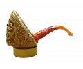 Block Meerschaum Crimson Petal lord King Pipe