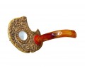 Block Meerschaum Crimson Petal lord King Pipe