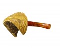 Block Meerschaum Crimson Petal lord King Pipe