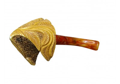 Block Meerschaum Crimson Petal lord King Pipe
