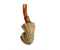  Block Meerschaum Golden Leaf Bow Pipe