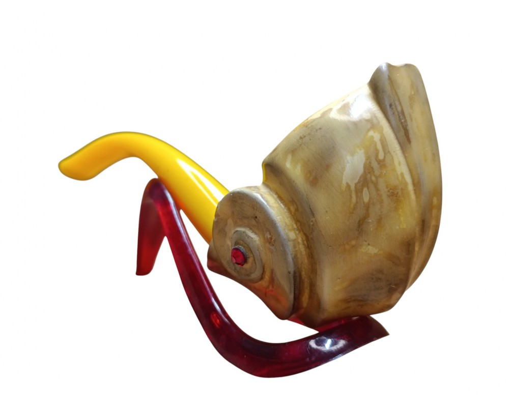 block meerschaum Honey Spiral pipe