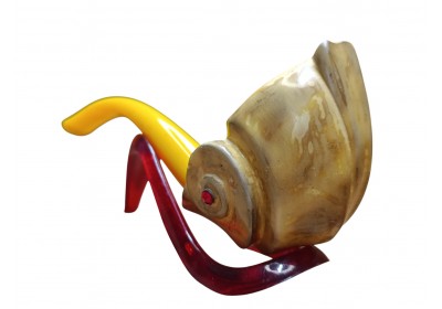 block meerschaum Honey Spiral pipe